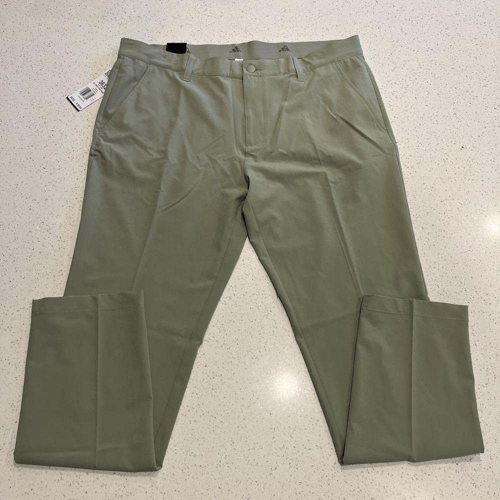 Adidas Ultimate 365 Tapered Golf Pants Silver Pebble Mens‎ 36/32 IU2833 NWT